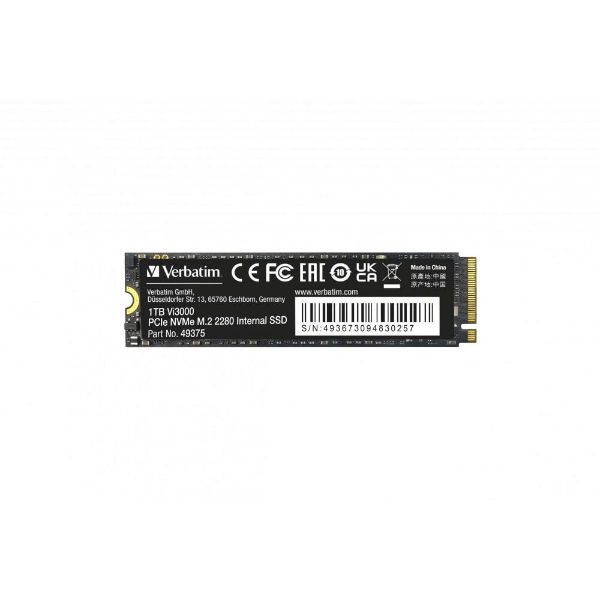 1TB Vi3000 Int. PCIe NVMe M2 GEN3 SSD 3300MB Okuma/3000MB Yazma resmi