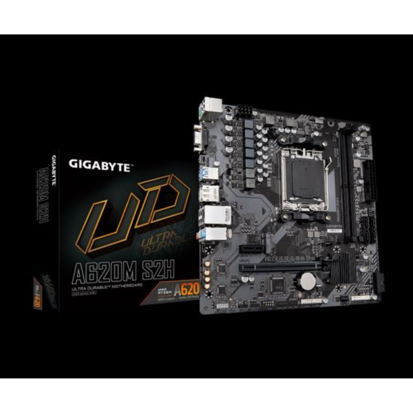 A620M-S2H 6400MHz OC DDR5 AM5 M.2 HDMI DisplayPort MicroATX Anakart resmi