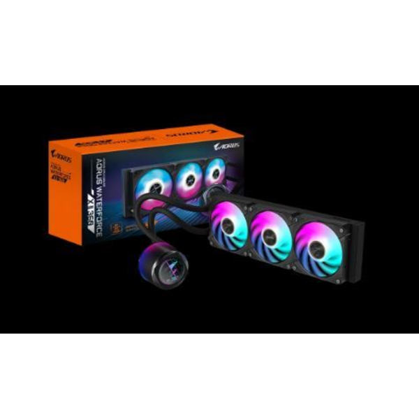 AORUS WATERFORCE X II 360 LCD 3x120mm ARGB SIVI SOĞUTMA resmi