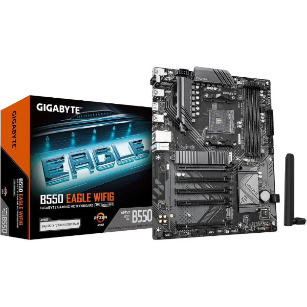 B550-EAGLE-WIFI6 3200MHz DDR4 AM4 M.2 HDMI DisplayPort ATX Anakart resmi