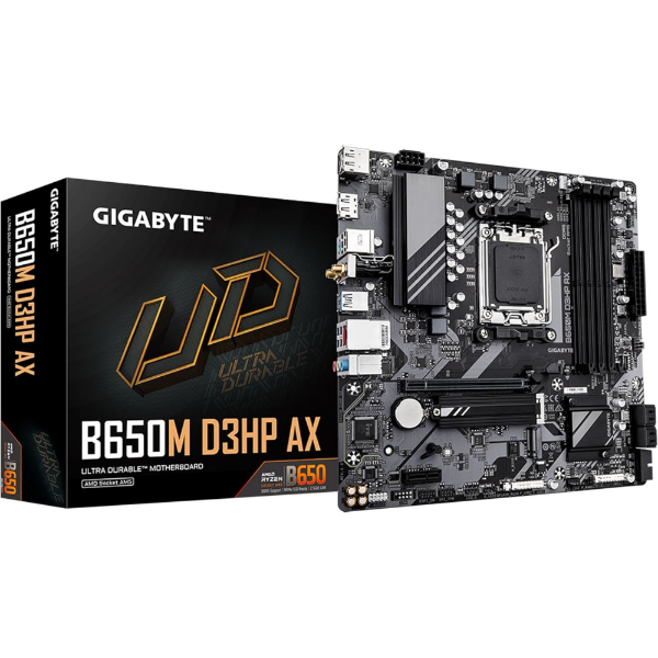B650M-D3HP-AX 8000MHz OC DDR5 AM5 M.2 HDMI DP Micro-ATX Anakart resmi