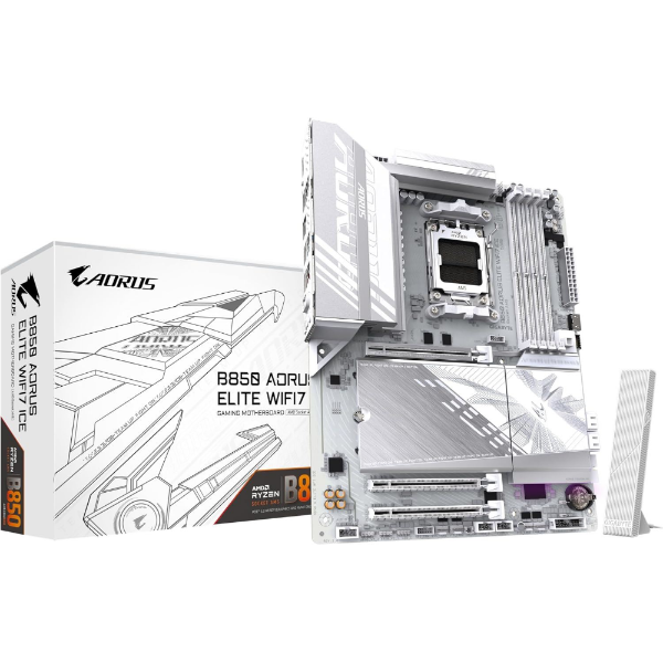 B850-A-ELITEWF7ICE 8200MHz OC DDR5 AM5 M.2 HDMI DisplayPort ATX Anakart resmi