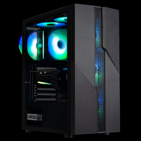 C20 Black 4 F-RGB fans+600w white PSU resmi