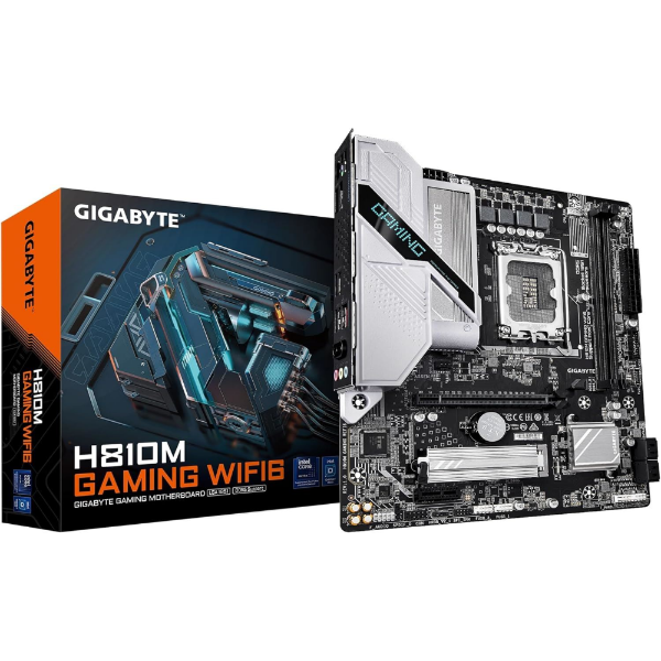 H810M-GAM-WIFI6 6400MHz DDR5 LGA1851 M.2 HDMI DP MicroATX Anakart resmi