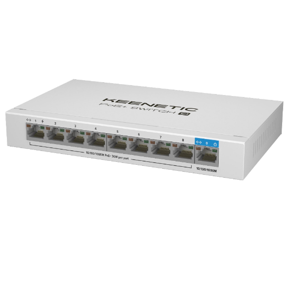 PoE+ Switch 9 1x1Gbit 8x1Gbit PoE+ Port IEEE 802.3af/at 120W resmi