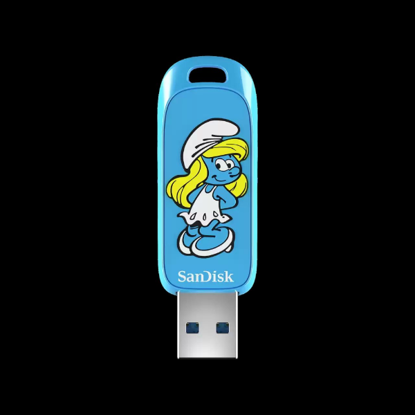 256GB SMURFS USB3.2 Gen 1 130MB/s Flash Bellek resmi