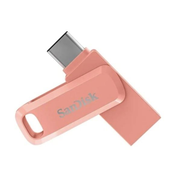 128GB Ultra Dual Drive Go Type-C USB3.2 Gen1 Flash Bellek Peach Amber resmi