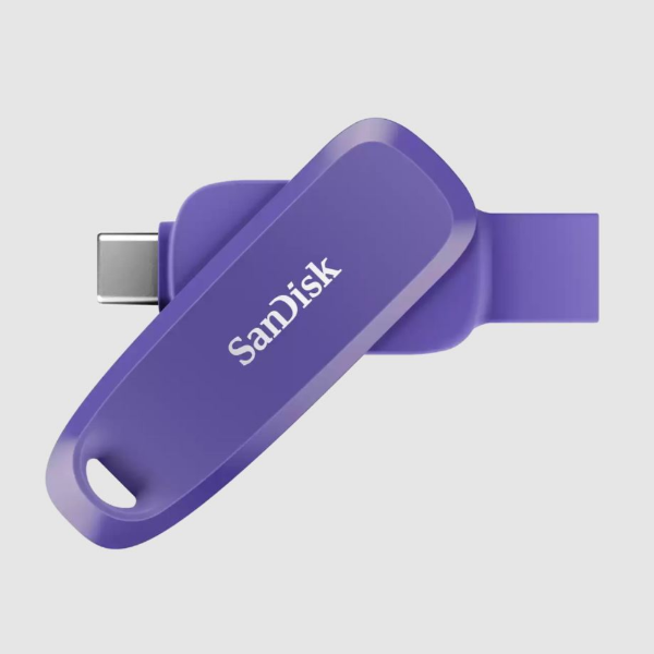 128GB Phone Drive USB Type-C/USB Type-A 100MB/s Purple Opulence Color resmi