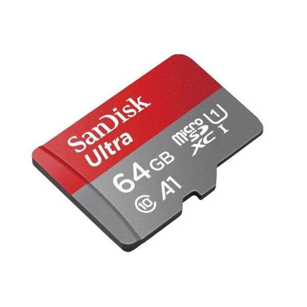 64GB Ultra 140MB/s A1 Class 10 UHS-I microSDHC Hafıza Kartı resmi