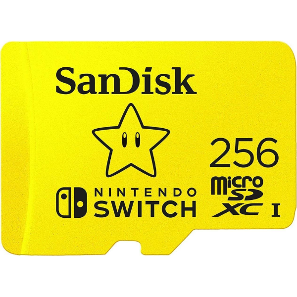 256GB Nintendo Mario SDXC 100MB/s MicroSD CARD resmi