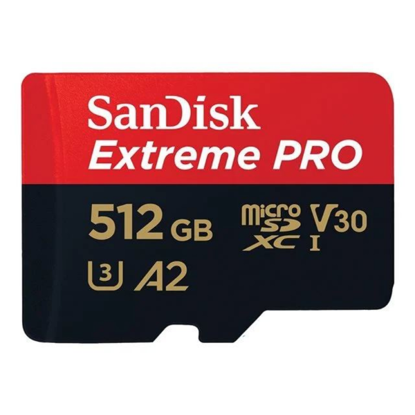512GB Extreme Pro SDXC UHS-I A2 200MB/s MicroSD Card resmi