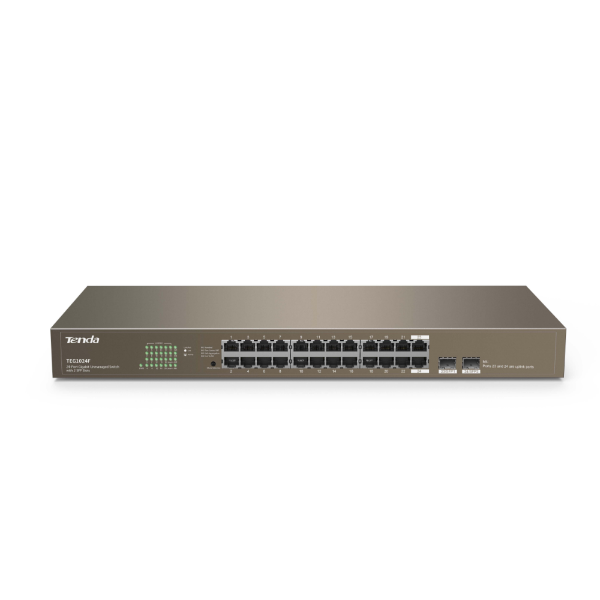 TEG1024F 24-Port Gigabit Unmanaged Switch with 2 SFP Slots resmi