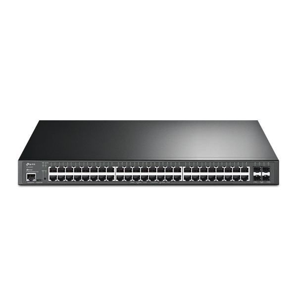 JetStream 48-Port Gigabit and 4-Port 10GE SFP+ L2+ Managed Switch with 4 resmi