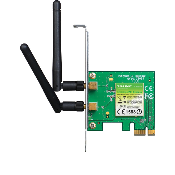 300Mbps 2 Adt 2Dbi Değiştirilebilir Antenli Pci Express Adaptör resmi