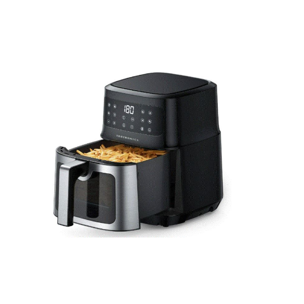 5 Litre 8 İşlevli 1200W Dokunmatik Camlı Air Fryer resmi