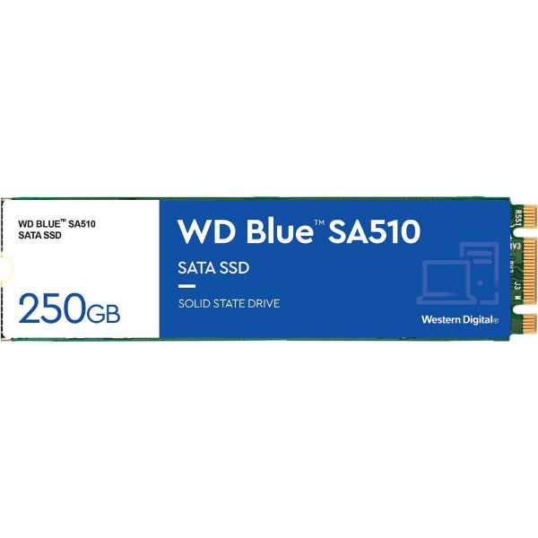 250GB BLUE SA510 SATA 3.0 560-520MB/s NVMe M2 SSD resmi