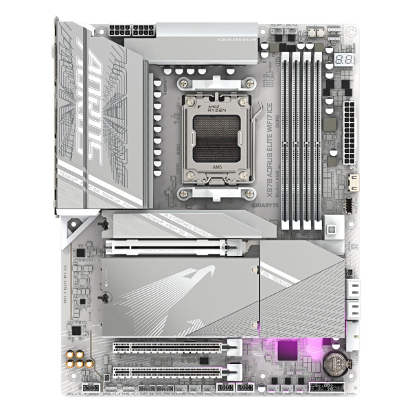 X870 AORUS ELITE WIFI7 ICE 8200MHz OC DDR5 AM5 M.2 HDMI DP ATX Anakart resmi