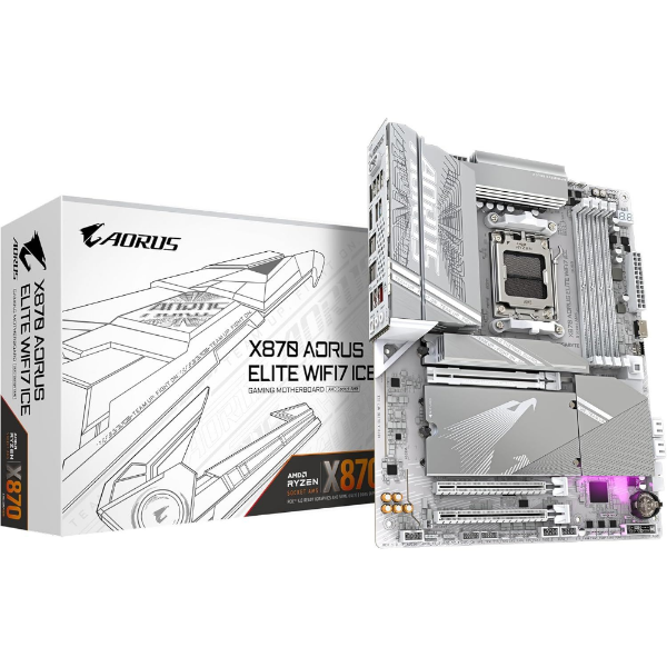 X870E-A-ELITE-WIFI7-ICE 8200MHz OC DDR5 AM5 M.2 HDMI DP ATX Anakart resmi