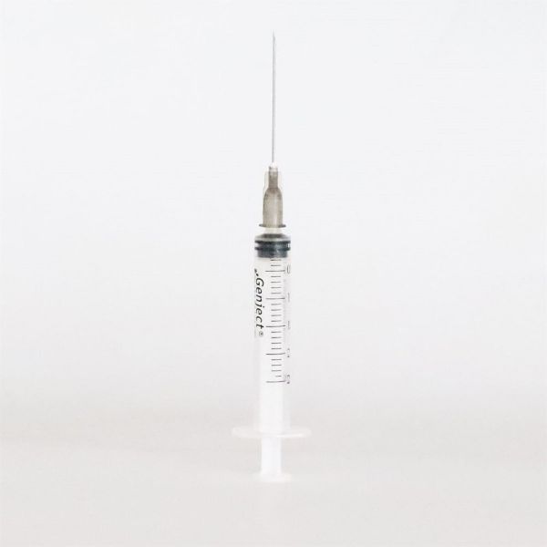 Genject Enjektör 2 cc 3 Parça Siyah