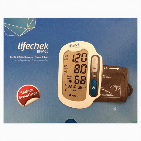 Lifechek Kol Tipi Dijital Tansiyon Olcme Cihazı Bpm 65