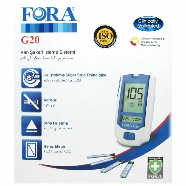Fora G20 Kan Şekeri Ölçüm Cihazı - Pille