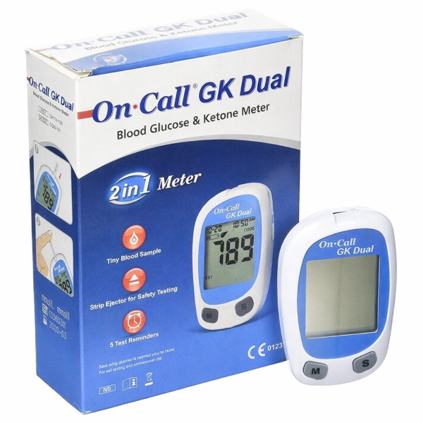 On-Call GK Dual Keton & Şeker Ölçüm Cihazı